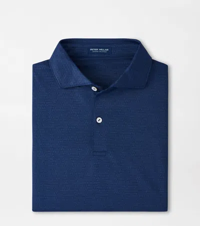 Peter Millar Jukebox Performance Jersey Polo In Blue