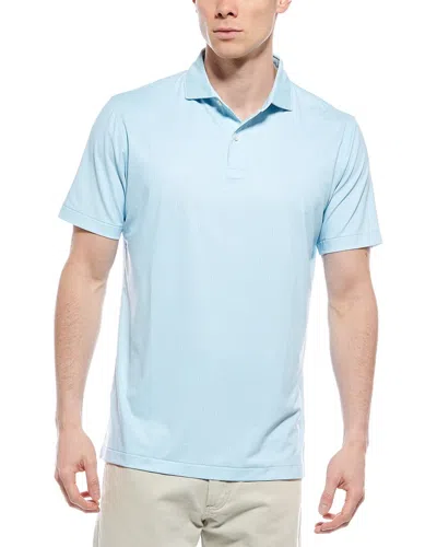 Peter Millar Keys Performance Jersey Polo Shirt In Blue