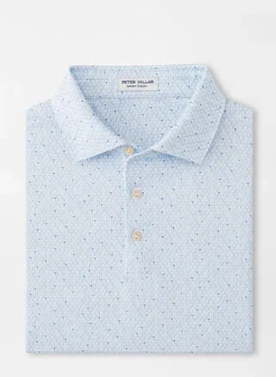 Peter Millar Lacrosse Performance Jersey Polo In White