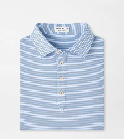 Peter Millar Lawson Performance Jersey Polo In Blue