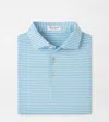 Peter Millar Lenway Performance Jersey Polo In Blue
