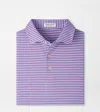 Peter Millar Lenway Performance Jersey Polo In Brown