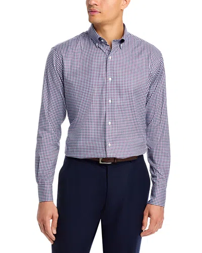 Peter Millar Liam Crown Soft Twill Classic Fit Sport Shirt In Blue