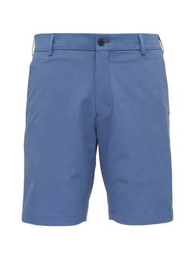 Peter Millar Logo-detail Shorts In Blue