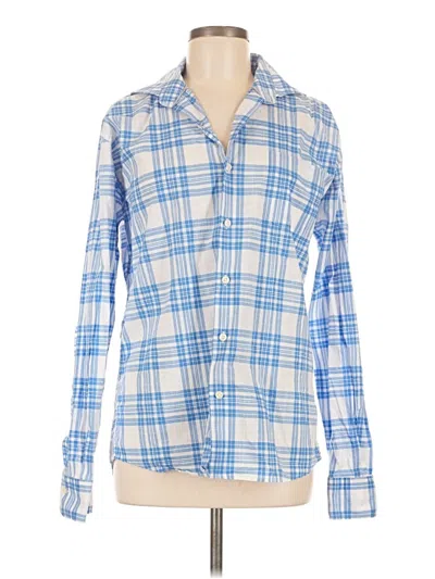 Pre-owned Peter Millar Long Sleeve Button Down Shirt In Blue