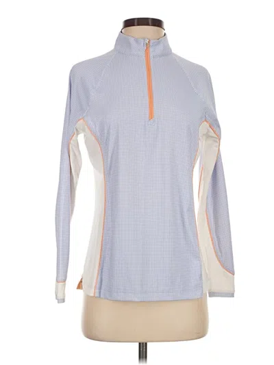 Pre-owned Peter Millar Long Sleeve Top Gray Turtleneck Tops