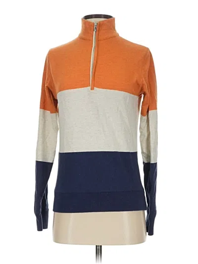 Pre-owned Peter Millar Long Sleeve Turtleneck In Orange