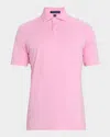 Peter Millar Men's Albatross Cotton Piqué Polo In Pink