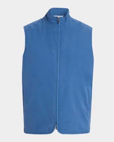 Peter Millar Men & Apos;s Bleecker Insulated Vest In Blue