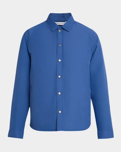 Peter Millar Men & Apos;s Brighton Wind-resistant Shirt Jacket In Multi