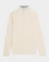 Peter Millar Crown Comfort Stripe Pullover Sweater In Green