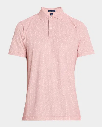 Peter Millar Men & Apos;s Crown Crafted Casablanca Performance Jersey Polo Shirt In Green