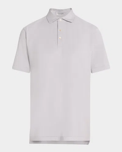 Peter Millar Men & Apos;s Holden Performance Jersey Polo Shirt In Gray