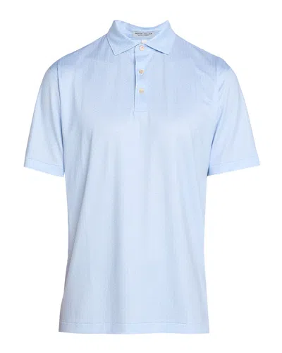 Peter Millar Men & Apos;s Nautilus Performance Jersey Polo Shirt In Blue