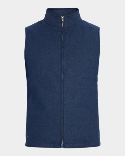 Peter Millar Men's Cambridge Melange Wool-blend Vest In Multi
