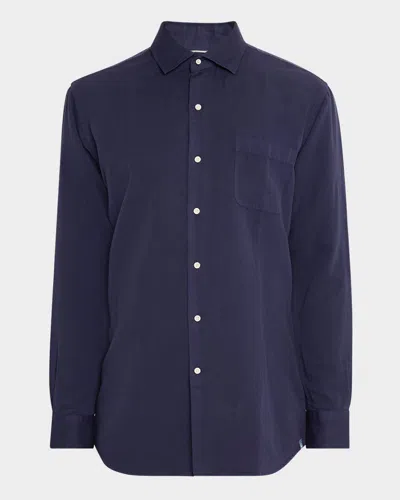 Peter Millar Men's Canal Linen And Cotton Sport Shirt