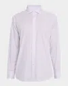 Peter Millar Men's Capri Cotton Mini-plaid Sport Shirt