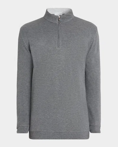 Peter Millar Men's Cashiers Performance Twill Sport Shirt In Gray