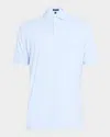 Peter Millar Men's Channel Performance Jersey Polo In Blue