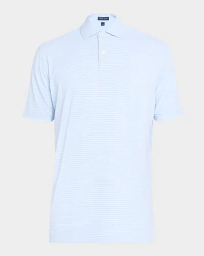 Peter Millar Men's Channel Performance Jersey Polo In Purple