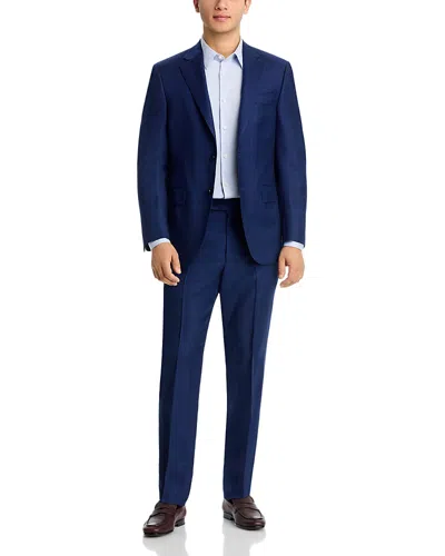 Peter Millar Men's Classic Fit Flynn Tonal Plaid Wool Suit In Blue