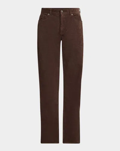 Peter Millar Men's Corduroy 5-pocket Pants In Espresso