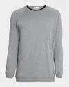 Peter Millar Men's Crown Comfort Knit Crewneck Sweatshirt In Gray