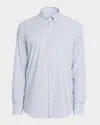 Peter Millar Men's Crown Comfort Quarter-zip Pullover In Gray