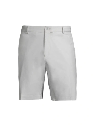 Peter Millar Men's Crown Crafted Surge Signature Performance Shorts In British Grey