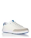 Peter Millar Men's Drift Leather Hybrid Course Shoes In White/mako
