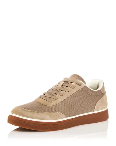 Peter Millar Men's Drift Mesh Sneakers In Brown