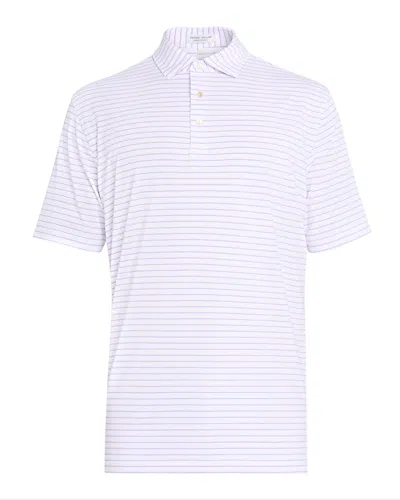 Peter Millar Men's Dunnes Performance Jersey Polo In White