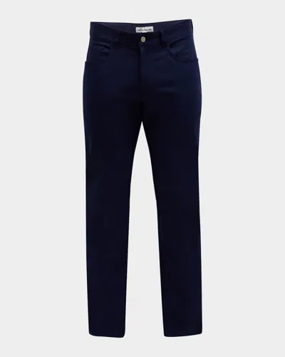Peter Millar Men's Eb66 5-pocket Performance Pants In Blue