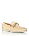 Peter Millar Men's Excursionist Boat Shoes In Stone