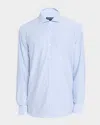Peter Millar Men's Excursionist Flex Stripe Sport Shirt In Blue