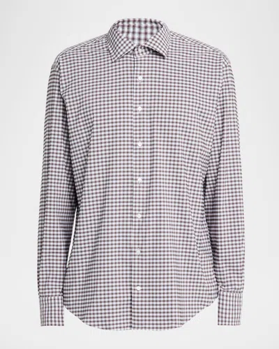 Peter Millar Men's Fairbanks Performance Twill Sport Shirt In Animal Print