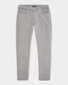 Peter Millar Men's Fairfield Garment-dyed Denim Pants In Gray