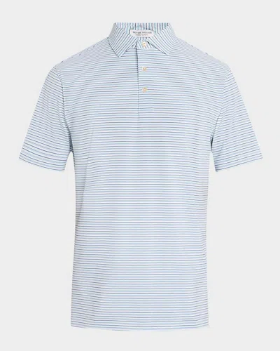 PETER MILLAR MEN'S FAIRMONT STRIPE PERFORMANCE POLO SHIRT
