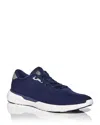 Peter Millar Men's Drift Hybrid Course Knit Low-top Sneakers In Navy