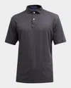 Peter Millar Men's Journeyman Polo Shirt In Black