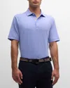 Peter Millar Men's Jubilee Performance Jersey Polo In Liberty Blue