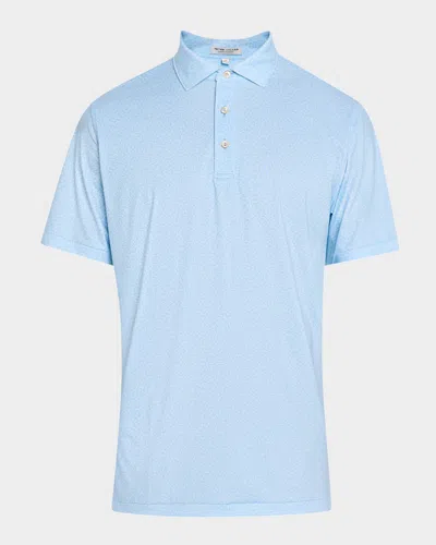 Peter Millar Men's Mahi Mahi Performance Polo Shirt In Cottage Blue