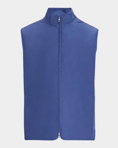 Peter Millar Crown Crafted Contour Vest Large In Blue