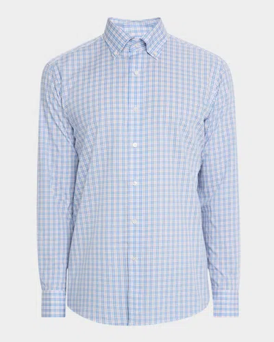 Peter Millar Men's Portofino Cotton Plaid Sport Shirt