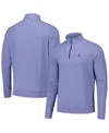 Peter Millar Men's Royal Los Angeles Dodgers Perth Sugar Stripe Performance Quarter-zip Top In Royal