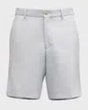 Peter Millar Men's Salem High Drape Performance Shorts In White