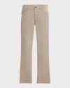 Peter Millar Men's Signature Sateen 5-pocket Pants In Gale Grey
