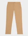 Peter Millar Men's Signature Sateen Five-pocket Pants In Brown