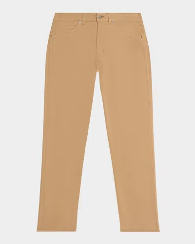 Peter Millar Men's Signature Sateen Five-pocket Pants In Brown