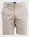 Peter Millar Crown Crafted Surge Performance Water Resistant Shorts In Oatmeal